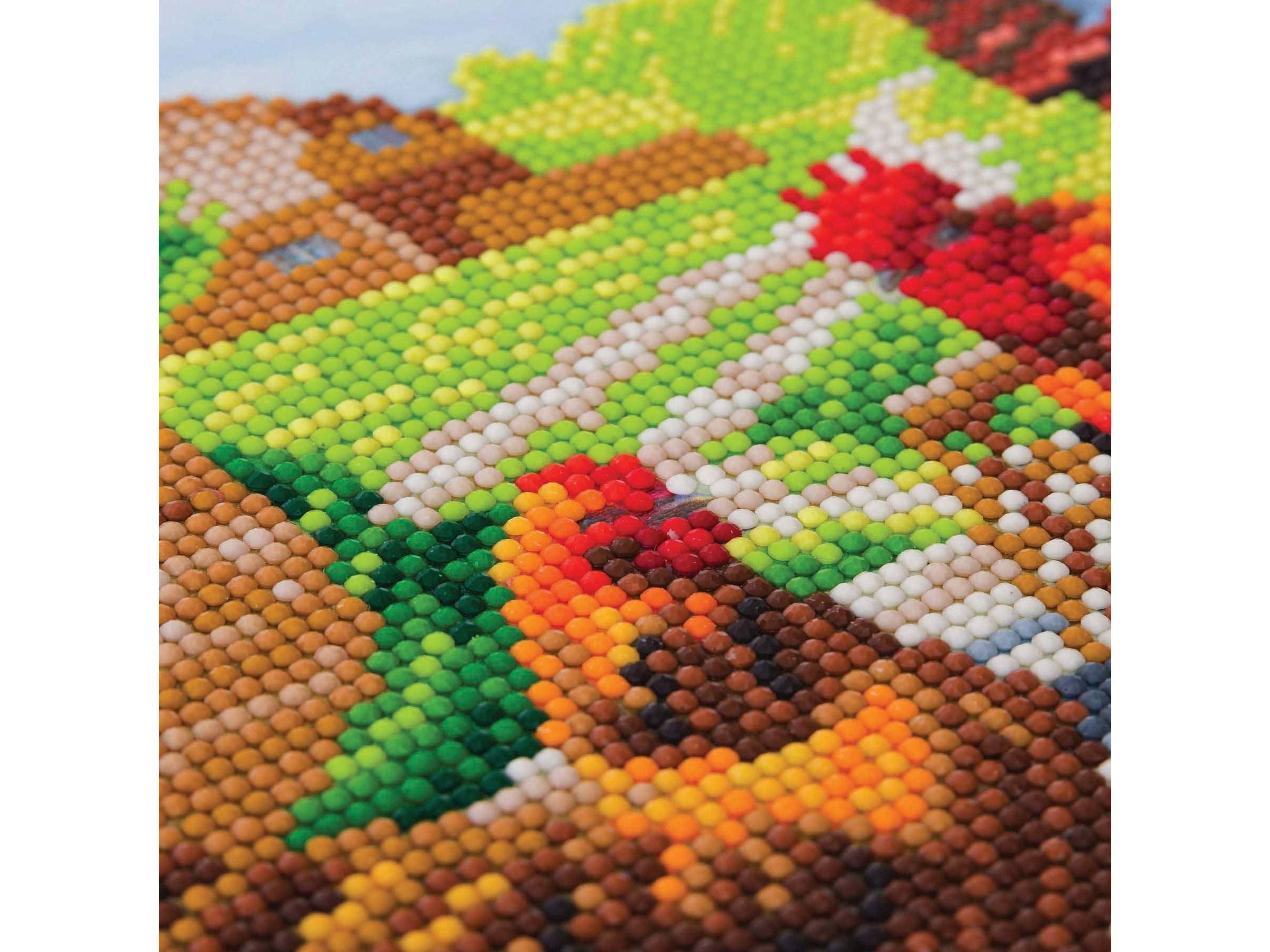 Medium (11.8" x 11.8") Crystal Art Mounted Kit: Farm