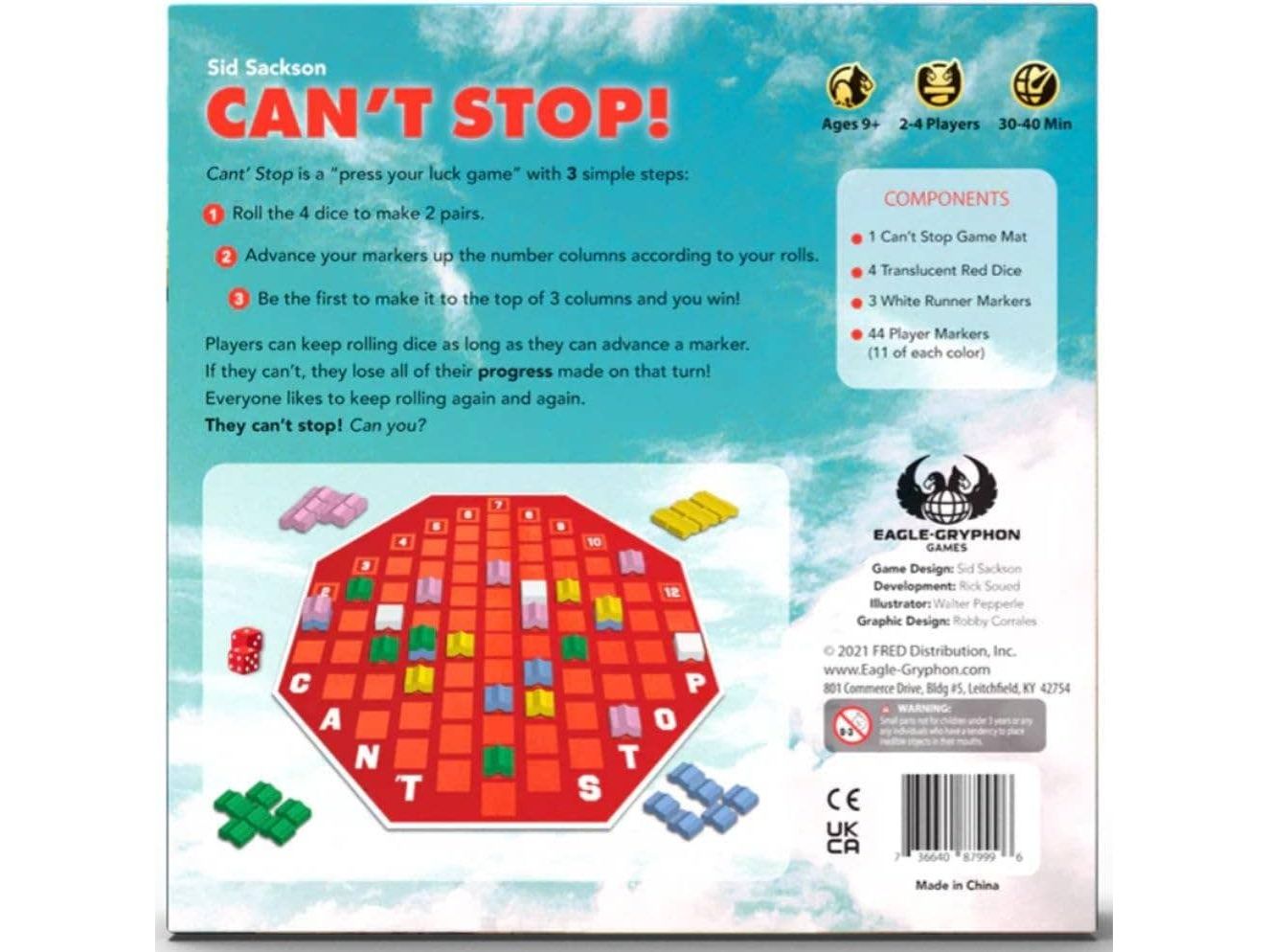 Can't Stop 2nd Edition (2022)