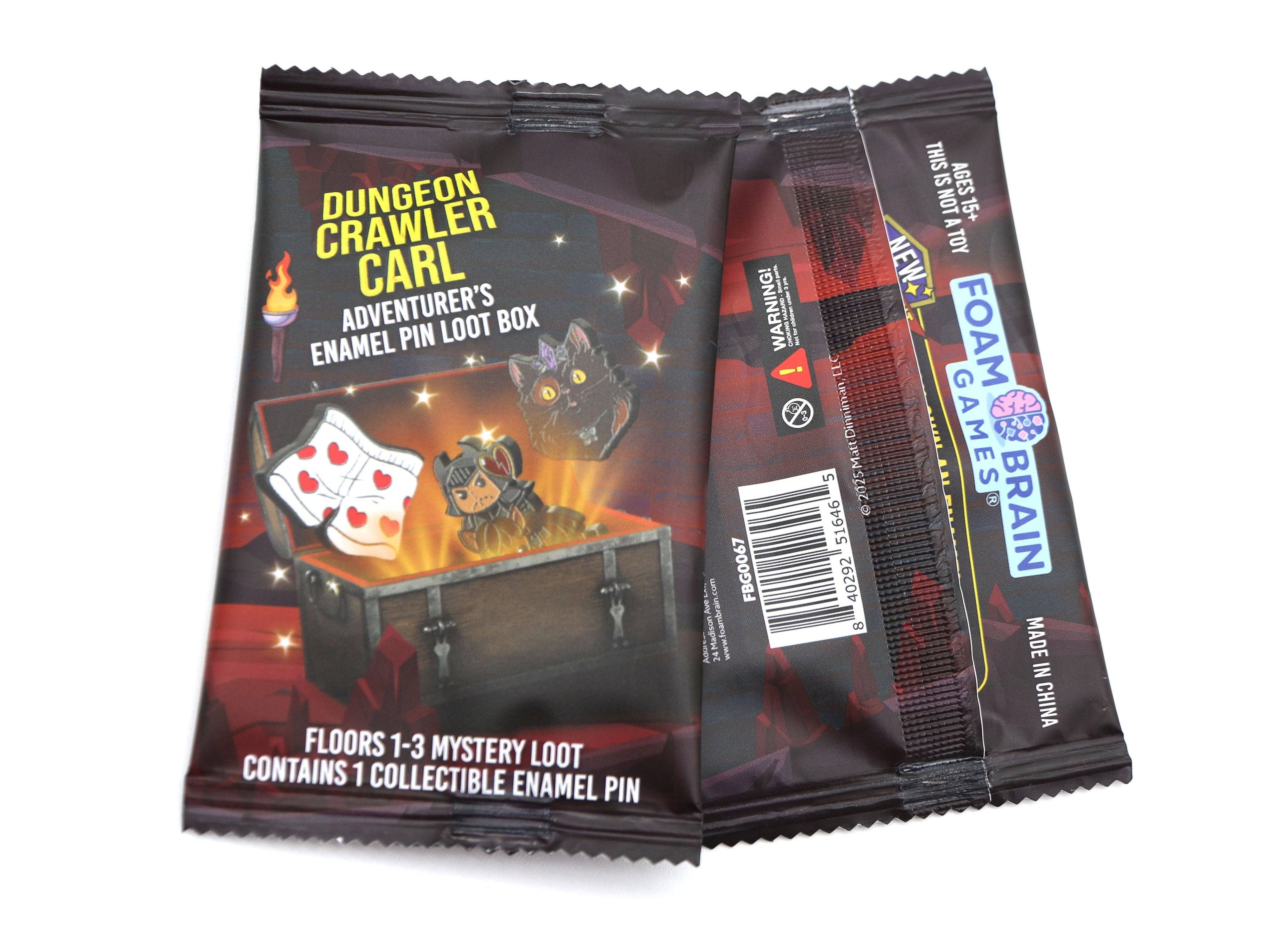 Dungeon Crawler Carl Adventurer's Pin Loot Box: Floors 1-3