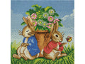 Crystal Art Kit - Peter and Flopsy Medium (11.8" x 11.8")