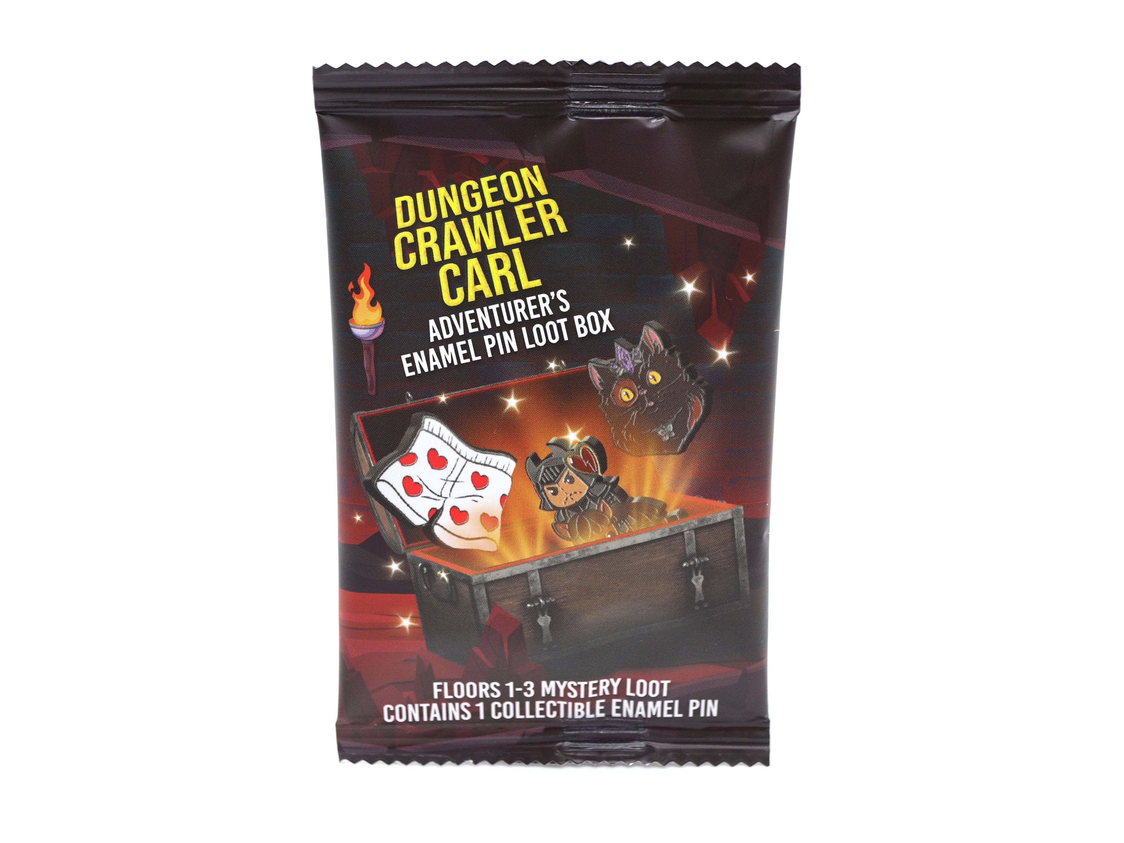 Dungeon Crawler Carl Adventurer's Pin Loot Box: Floors 1-3
